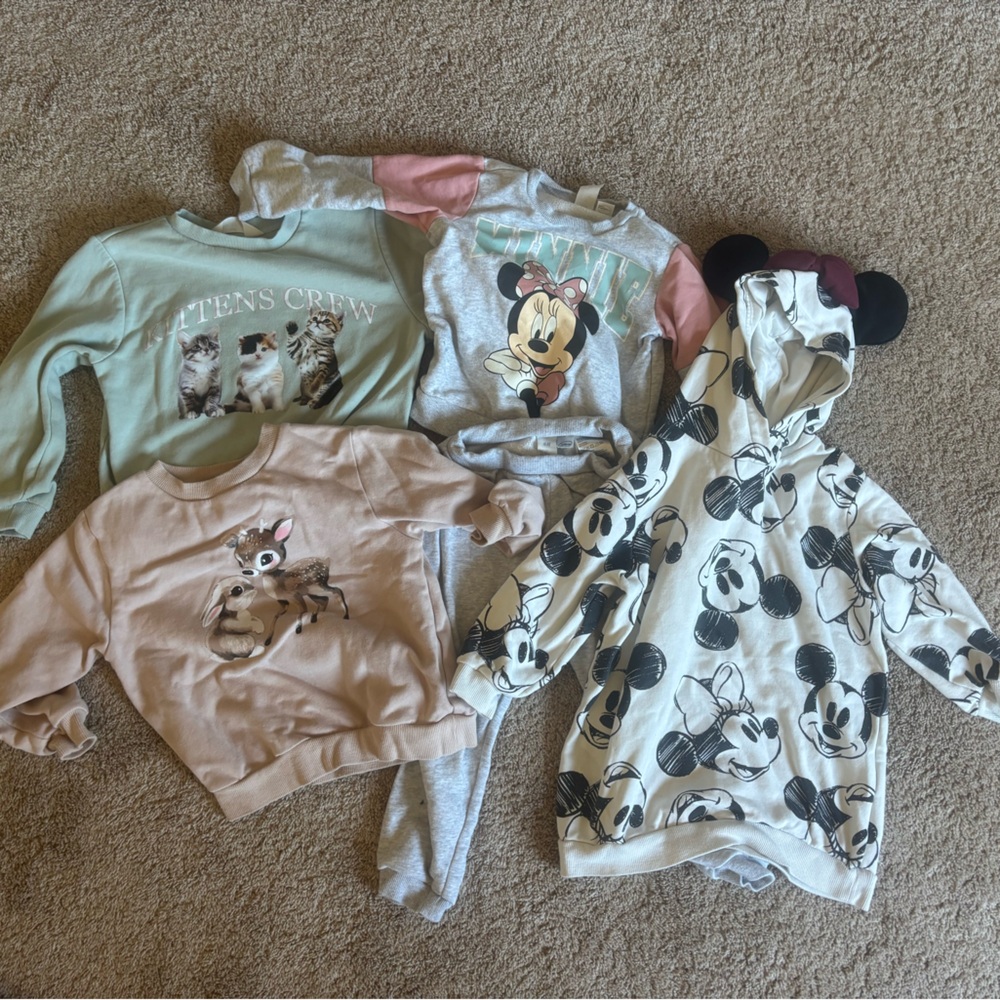 Girls H&M sweatshirt bundle